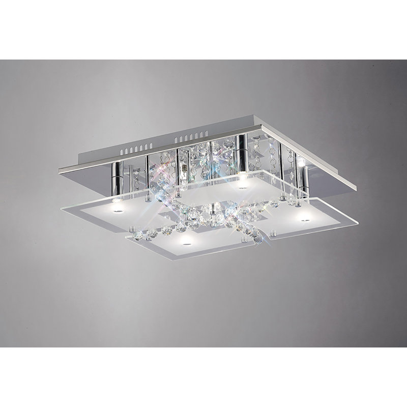 Varennes Glass Semi Flush Mount