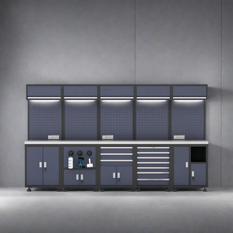 Workshop garage complete storage system set