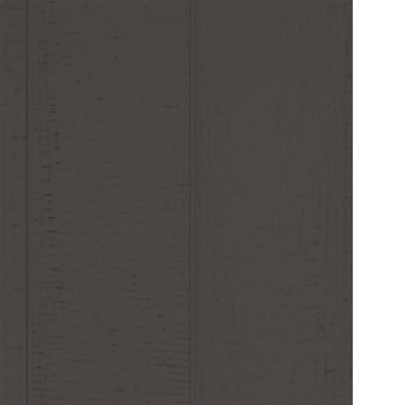 Builders Edge, paire de volets standard à quatre planches jointes avec arche, planche-n-lattes, Gris tuxedo, 69 po