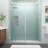 Belmore GS 65" x 72" Hinged Frameless Shower Door-30278703-105833267