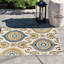 Tapis intérieur / extérieur en laine Ikat-517682675