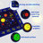 Kids Rug, ABC Alphabet Stars Nursery Rugs Outer Space Galaxy Planets Carpet Solar System Rug for Kids Educational Learning Carpet-1383758014