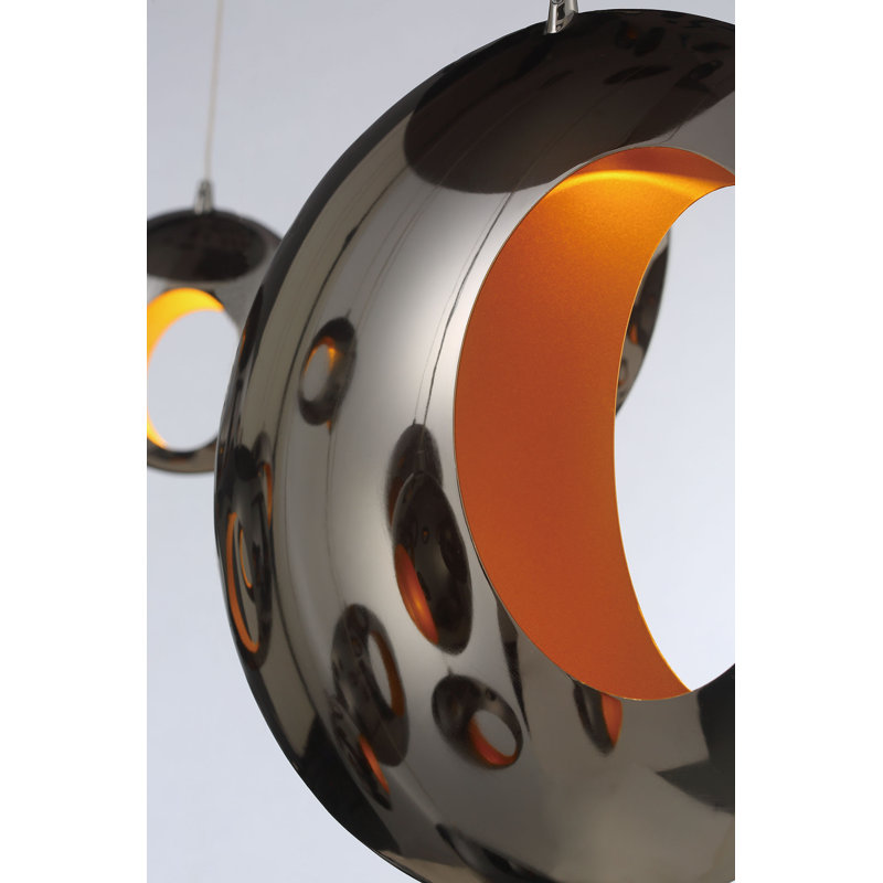 Luminaire suspendu géométrique à 1 lumière Arlington