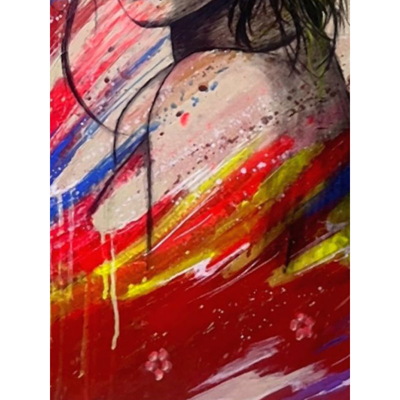 Magnifique art féminin | Acrylique sur toile | Par Paritosh