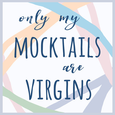 «Sober Curious Only My Mocktail are Virgins» par Grotto Studios