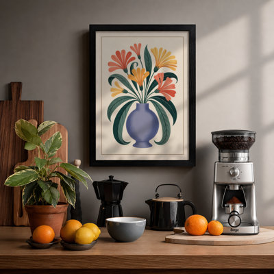 Arranged in Bloom Botanical - Framed Print