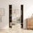 MSD 80'' Hollow Mirrored Prefinished Sliding Closet Doors with Installation Hardware Kit-92186019