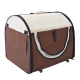 Misael Folding Fabric Soft Dog Cat Travel Pet Carrier