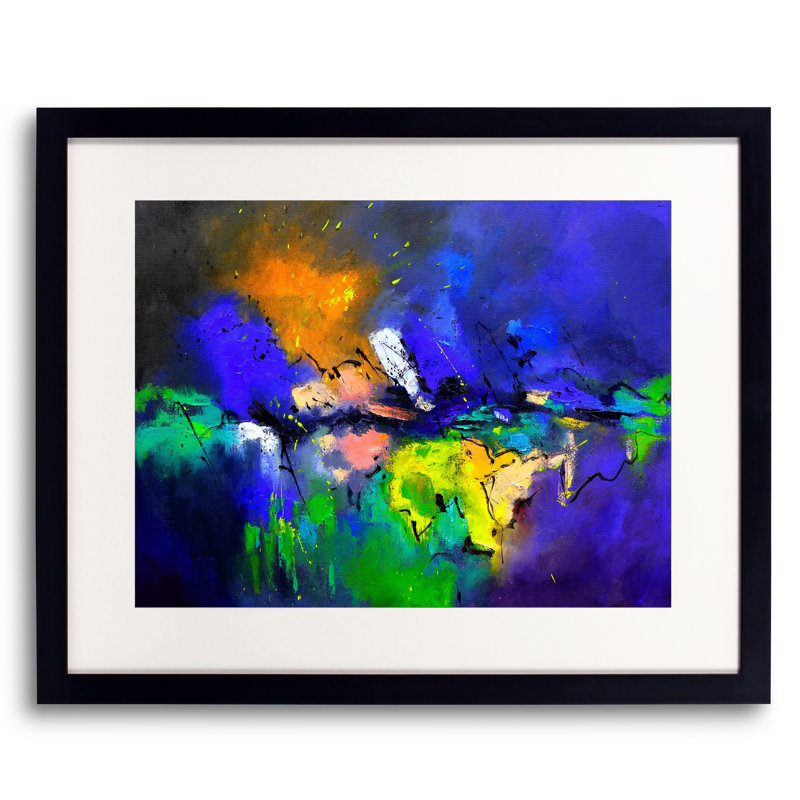 La dernière décision par Pol Ledent, Papier avec cadre noir, H 17,25 po x l 21,25 po