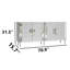 Console 70,9 po Mirrorred