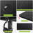 Meegan 63"  Electric Height Adjustable Standing Desk With 4 Casters And Charging Stations, 2 Hooks, Big Mouse Pad-5065833