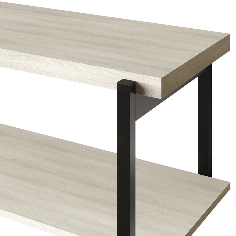 Console de meuble télé en métal, Gris clair