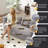 78.7" Boneless Sleeper Sofa Bed, Full-Size Corduroy Couch Bed - No Assembly Required-872861839
