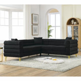 Towles 81.5" Corner Sofa, L-Shaped Combination Sofa, 5 Seat Corner Sofa, for Living Room