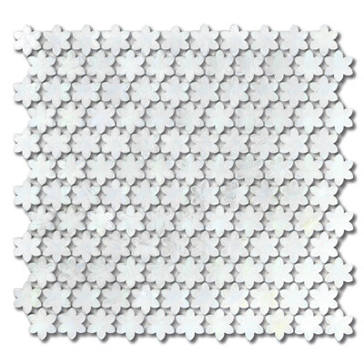 Anemone Petites Fleurs Glass Mosaic