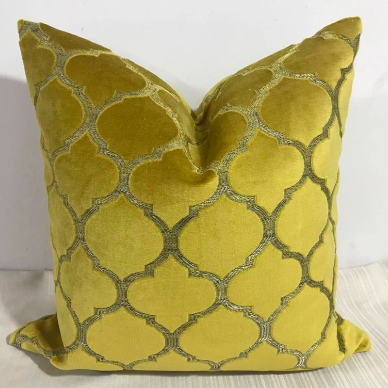 Housse de coussin en velours