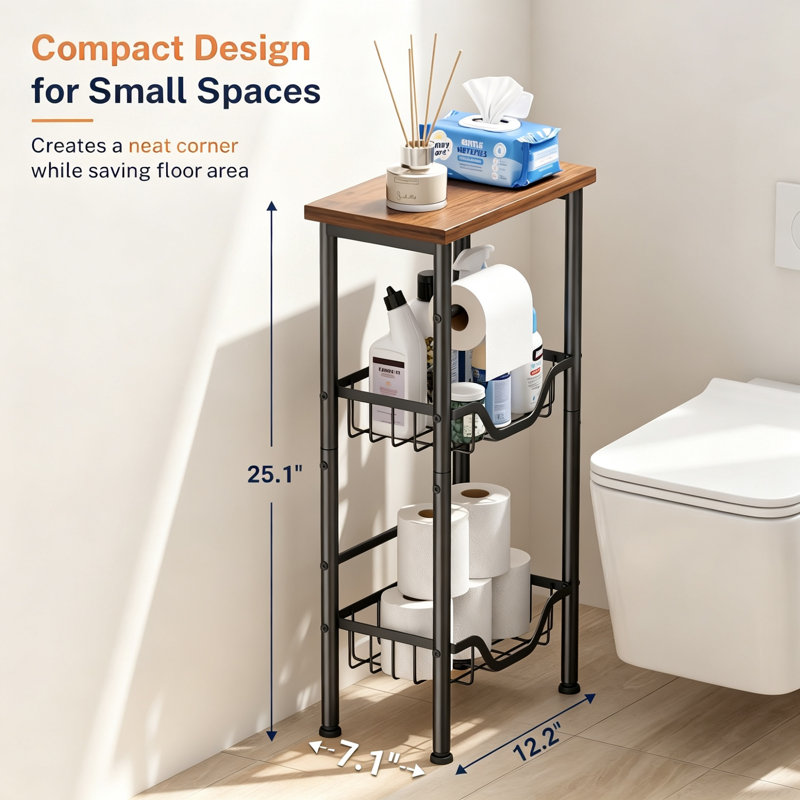 Free Standing Toilet Paper Holder