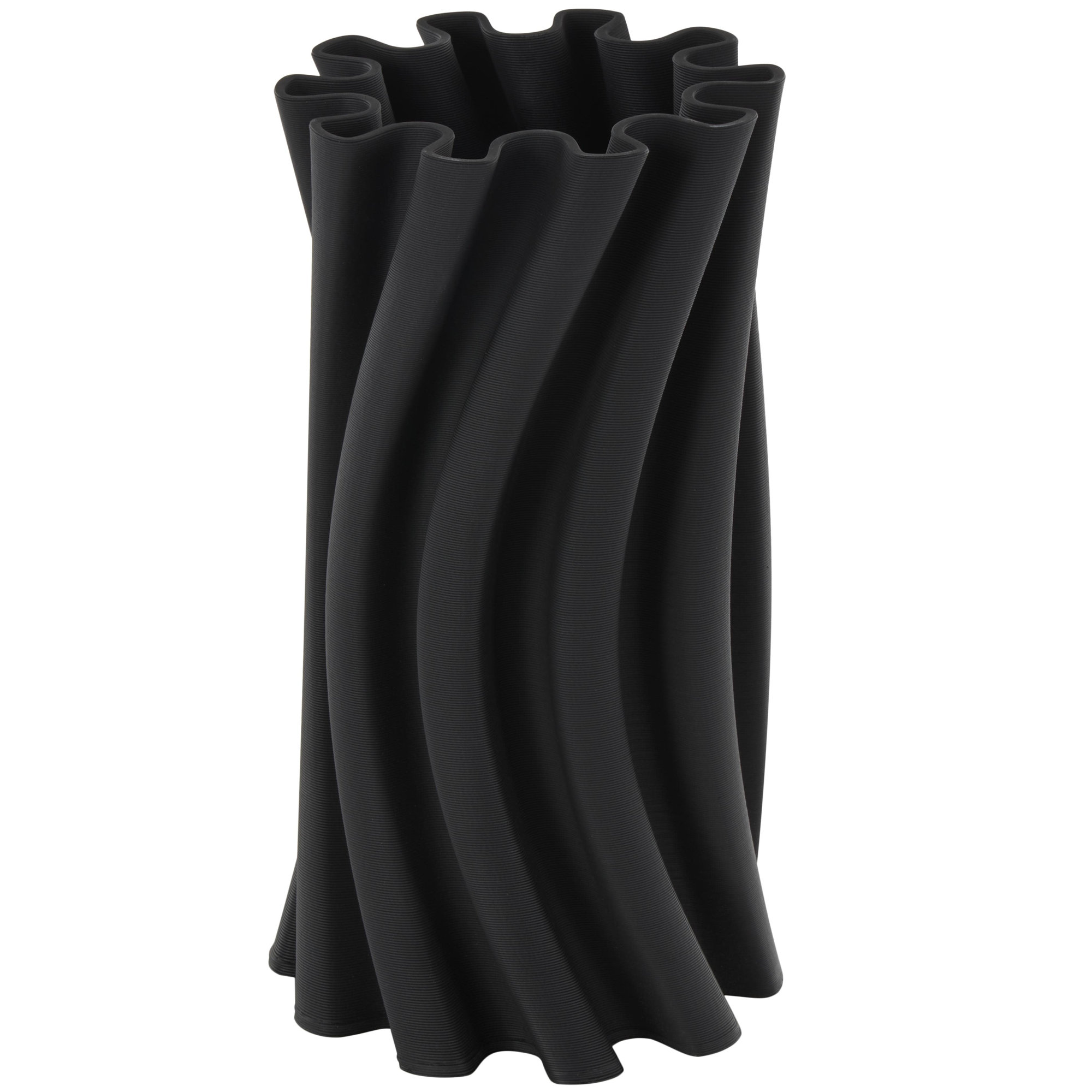 Bobbi Ceramic Table Vase, 12" H x 6.15" W x 6.15" D