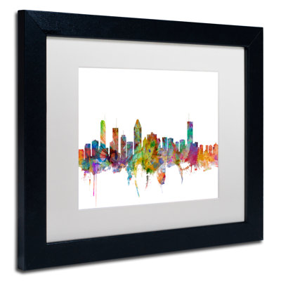 « montréal canada horizon », impression encadrée