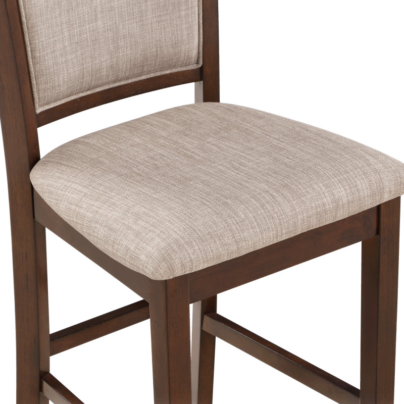Arnott 5 - Piece Wood Dining Set, Cherry Brown, 36"H x 42"L x 42"W