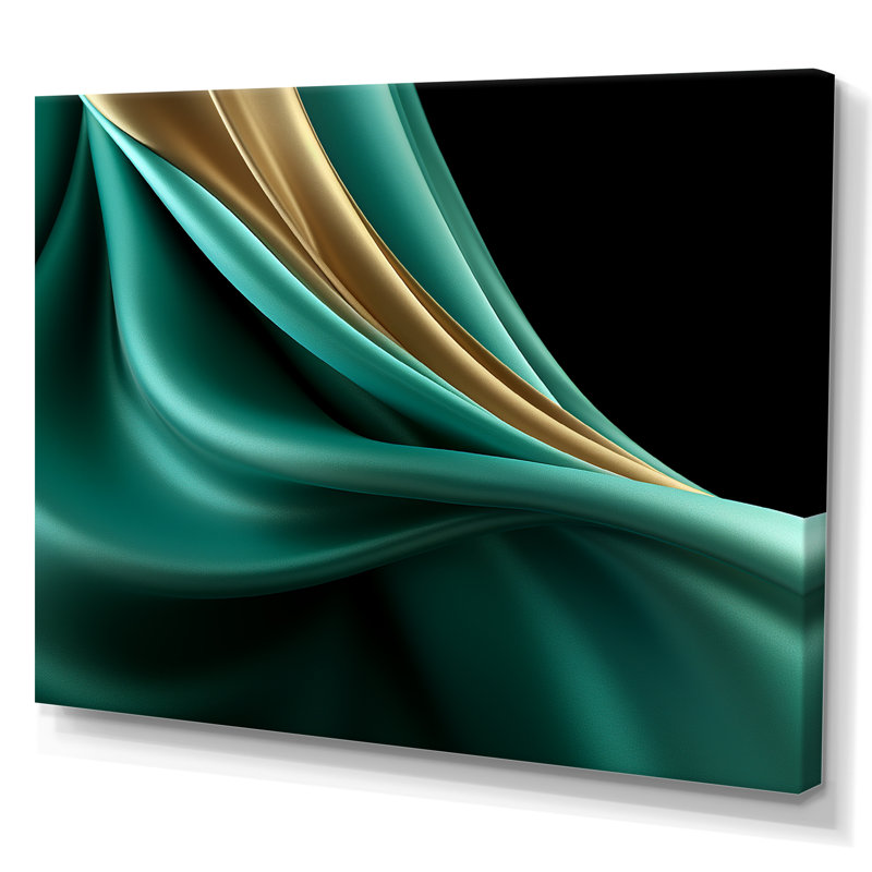 Abstract Echoes Swirls 3 - Abstract Collages, art mural, Toile tendue, H 24 po x l 32 po x P 1 po