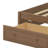 Full Corner Bed Frame With Storage Drawers And Shelves, Wood Corner Platform Bed With LED Light And Charging Station Modern Corner Daybed-123044781