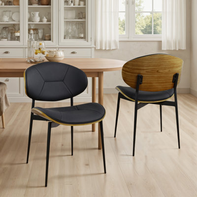 Boris Faux Leather Upholstered Side Dining Chair