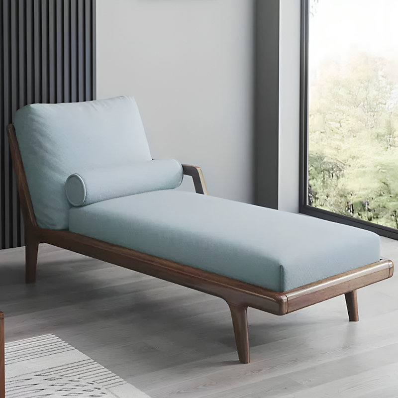 Chaise de loisir simple en bois massif
