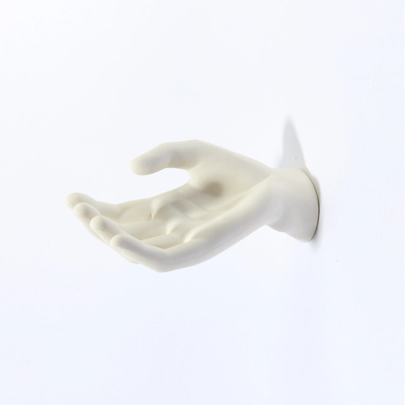 Female Hand Out Wall Mounted Hook - 7.5" long