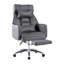 Chaise de bureau pivotante à 360 ° avec base en métal avec coussin amovible, chaise de bureau moderne pour petits espaces, salon, chambre à coucher, coin lecture-281397277