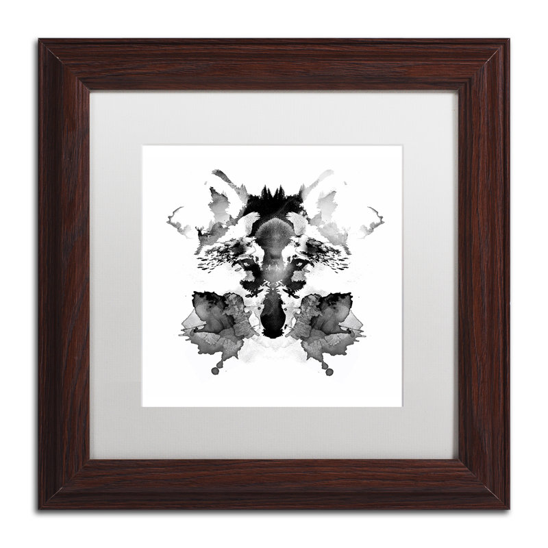« rorschach » par robert farkas, impression encadrée, H 11 po x l 14 po x P 0,5 po