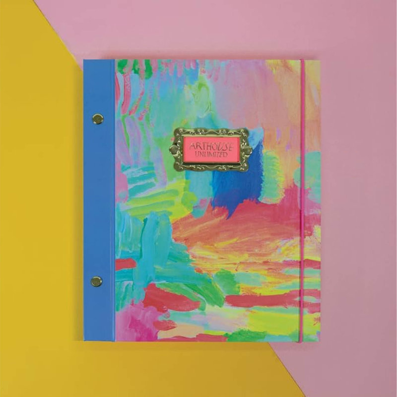  Arthouse A5 Hardback Journal & Pen In Tin Set - Sugar Colour