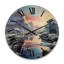Horloge murale en bois massif Smithmill-1378804671