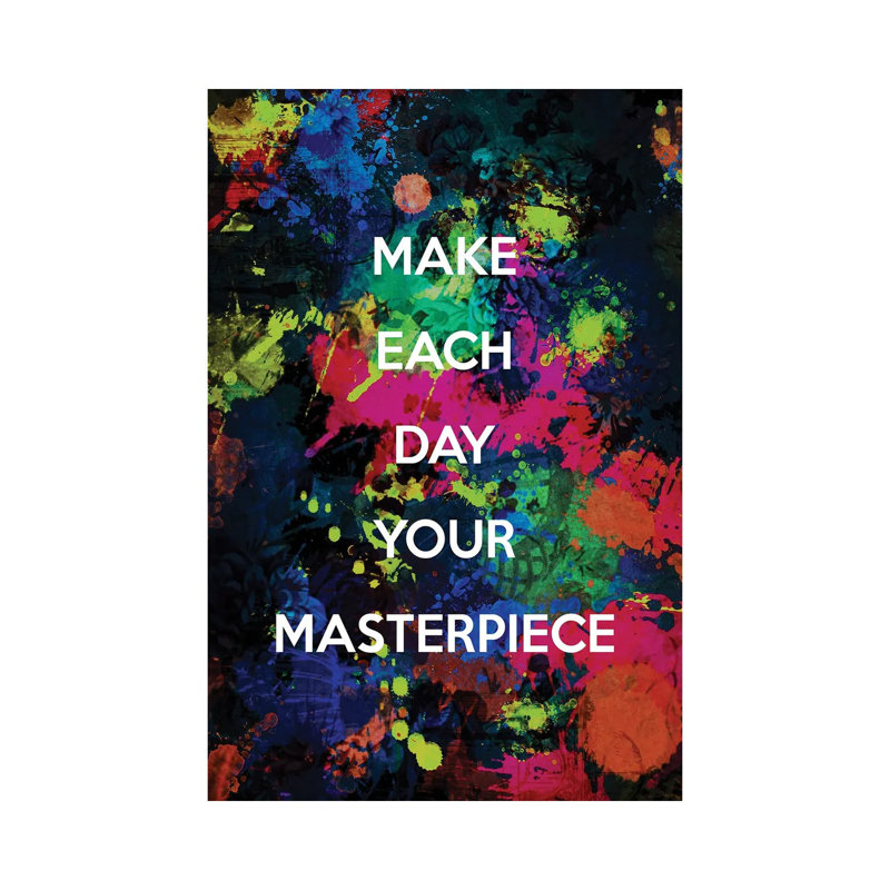 Masterpiece by Adrian Baldovino - Wrapped Canvas Painting, 30.48 cm H x 45.72 cm W x 1.91 cm D