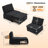 Teddy Fleece Armless Pull Out Sofa Sleeper Chair Pull Out Sofa Bed Space-Saving For Small Spaces-1821484319