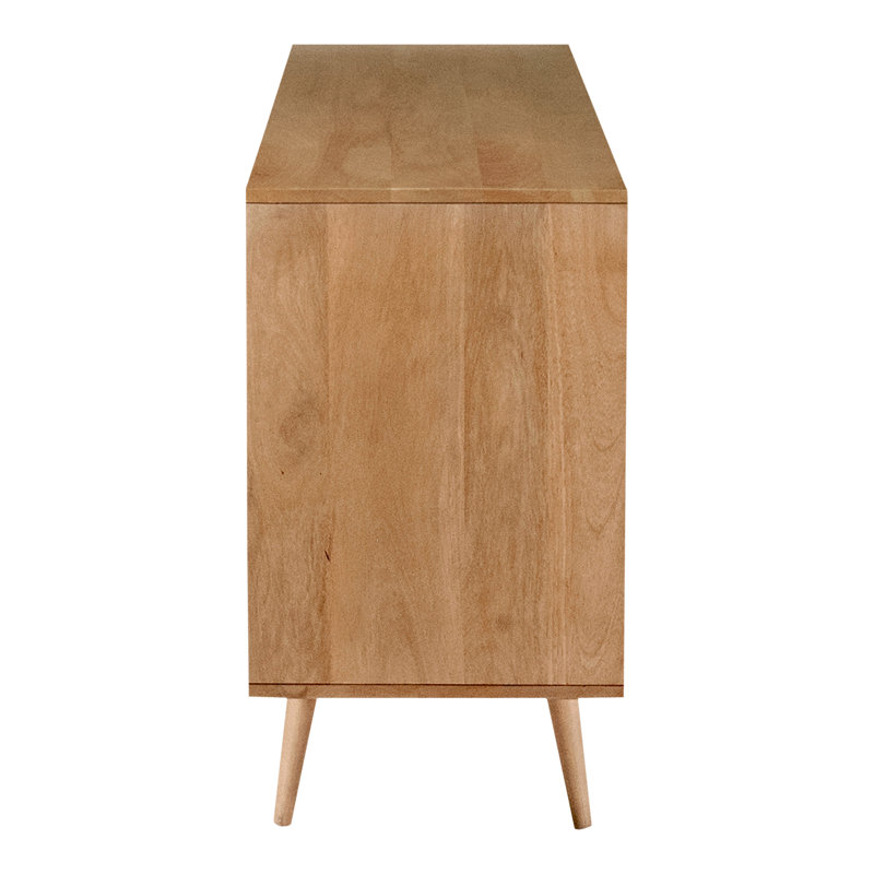 6 - Drawer Solid Wood Dresser, Brown