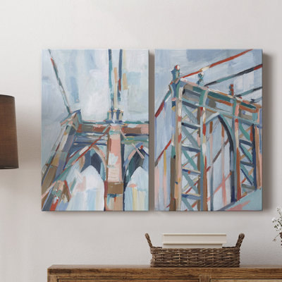 Big City Colors I-Premium Gallery Wrapped Canvas -Ready to Hang