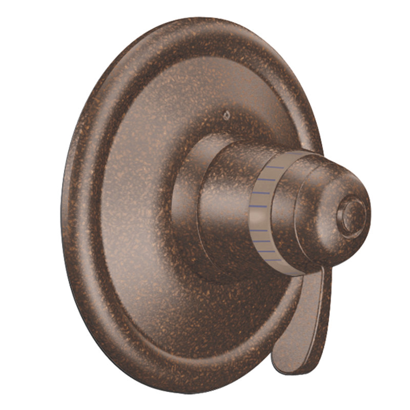 Garniture de robinet thermostatique avec poignée levier Exacttemp, Bronze huilé
