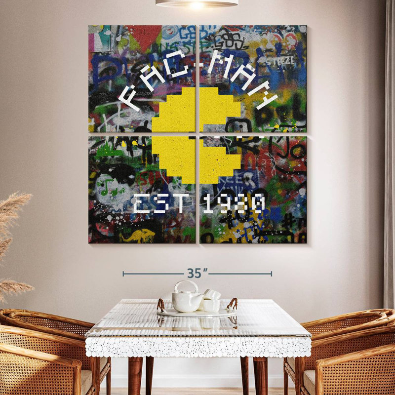 Pac-Man Video Game Grunge I