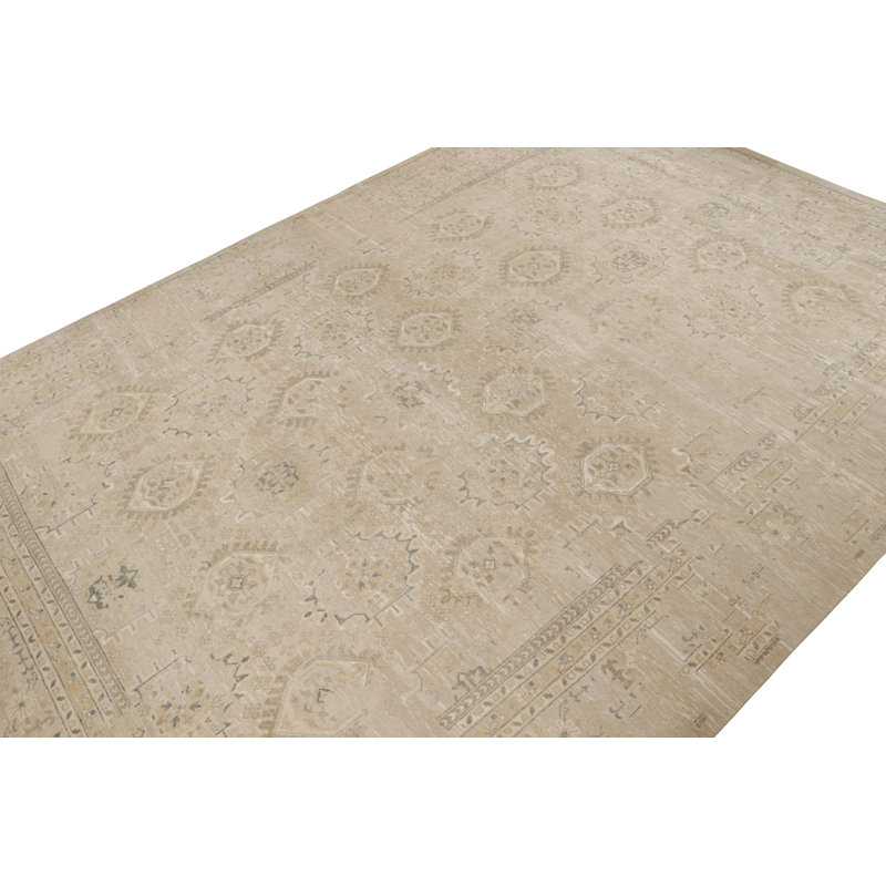 One-of-a-Kind Rectangle 13’10” X 19’11” Hand Knotted Area Rug