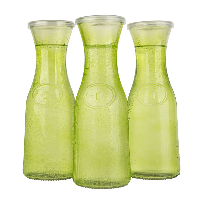 Kook 6 Piece Non-Stick Glass Bakeware Set, Lime Green