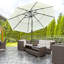 Parasol de patio avec manivelle Outsunny Tiers-779506542