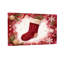 Décoration de Noël bas de Noël flocons de neige, ruban, pommes de pin, décorations-76383740