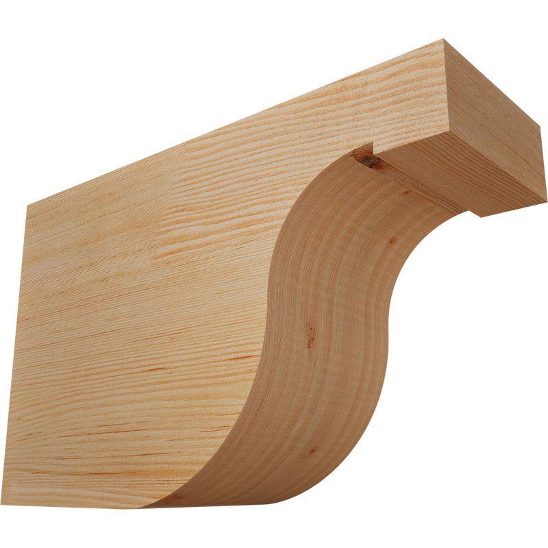 Del Monte Smooth Rafter Tail, Douglas Fir, 10"H x 5 1/2"W x 16"L