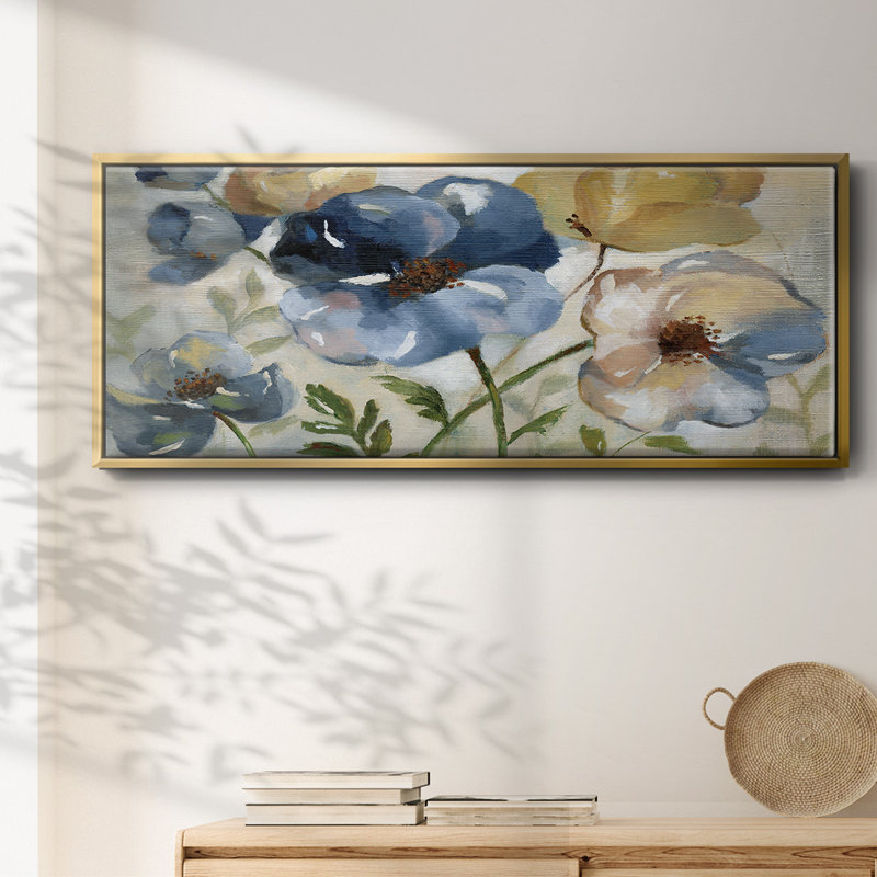 Winter Blooms- Framed Canvas