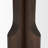Cayson Dark Brown Sculptural Round Accent Table