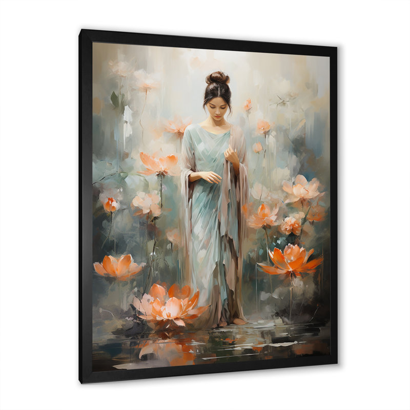 Yoga Solar Salute 1 - Art mural yoga, Cadre photo noir, H 32 po x l 24 po x P 1 po