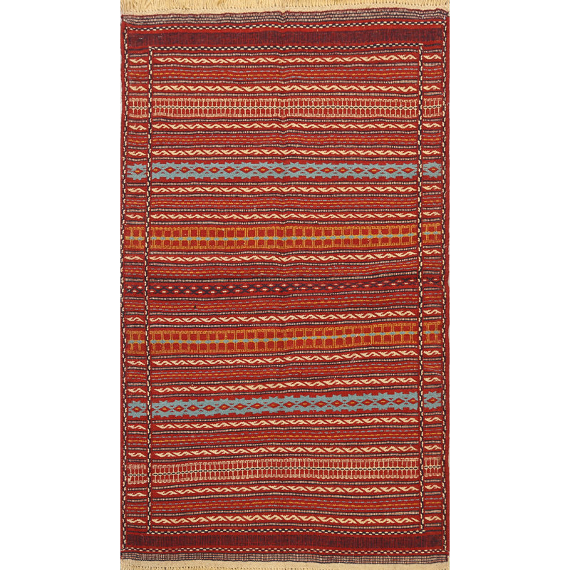 Tapis rayé kilim 3 x 5