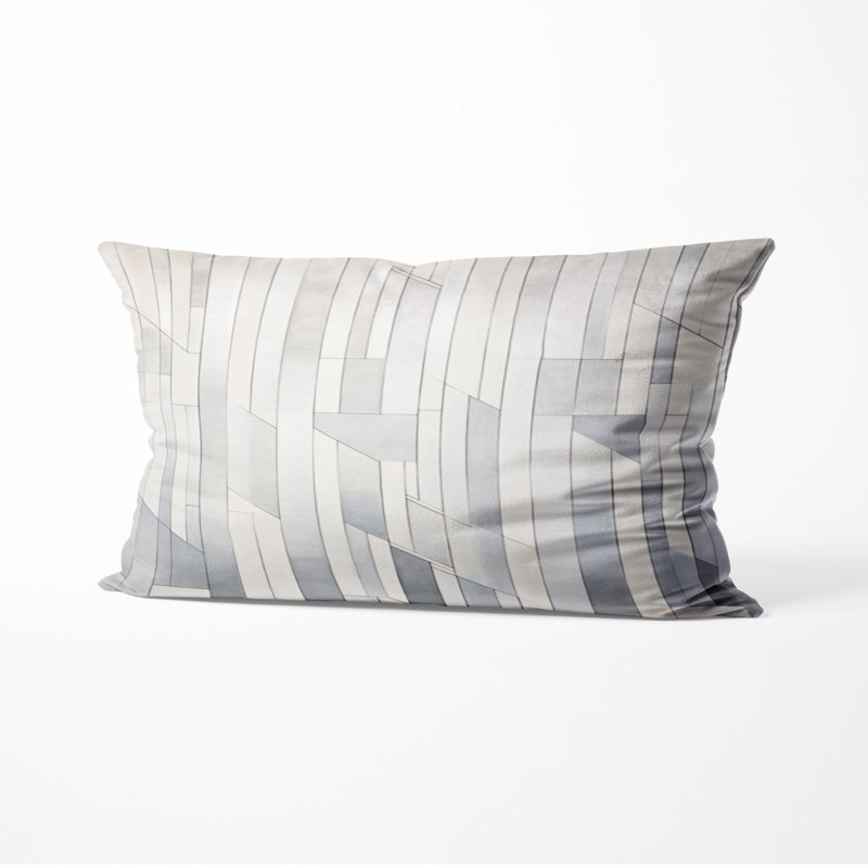 Coussin décoratif abstrait Abstract Shapes, H 12 po x l 20 po