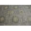 Tapis floral gris / beige en laine noué à la main Floral